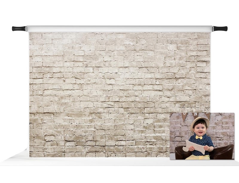 Kate 7x5ft Brick Wall Backdrop for Photoshoot Vintage Brick Wall Photography Background Photo Studio Props
