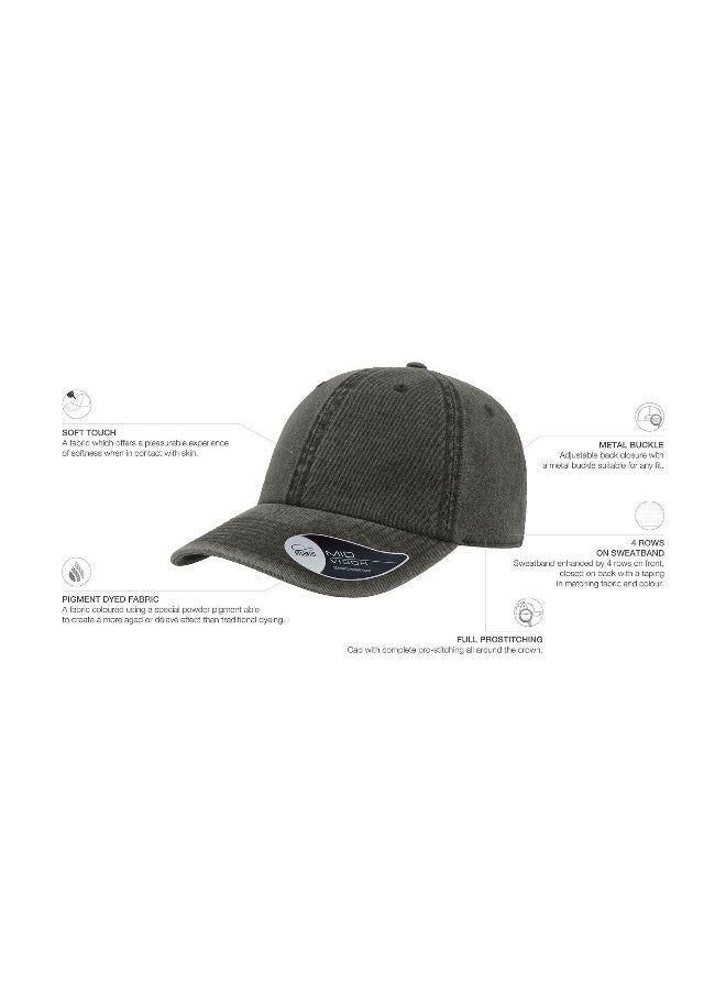 Atlantis Digg Cap - Vintage-Inspired Mid-Visor Hat In 100 Cotton For Outdoor And Casual Hipster Style  - Image 3