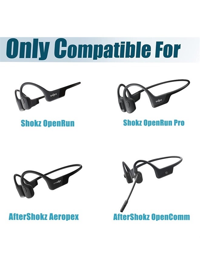 RUKUHOT - 2 Pcs Replacement Charging Cable Flexible USB Cable with Magnetic Charger Connector Compatible with AfterShokz Aeropex/OpenComm & Shokz OpenRun/OpenRun Pro Headphones - Image 1