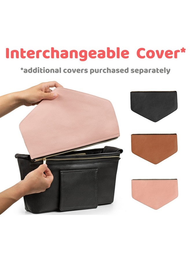 Swanoo Non Slip Stroller Organizer With Brown Cover - Image 2