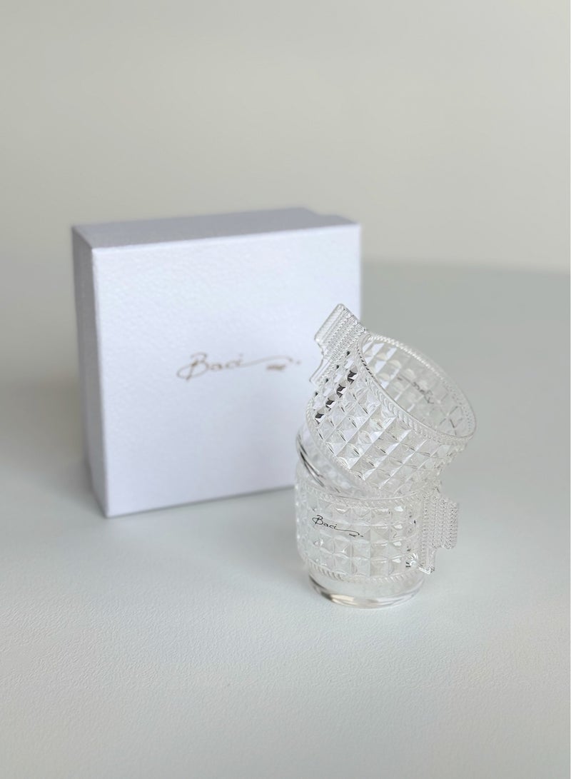 Baci milano Set 2 Coffee Cup Clear, Baci Milano CHIC & ZEN - CAKE  - Image 2