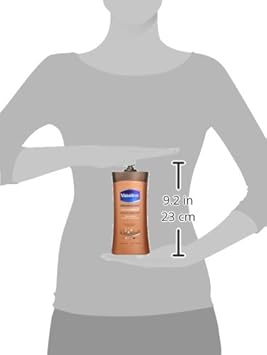 Vaseline لوشن فازلين ترطيب كامل 600 مل مضخة كاكاو مشع - Image 3