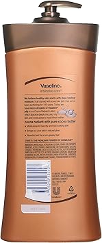 Vaseline لوشن فازلين ترطيب كامل 600 مل مضخة كاكاو مشع - Image 2