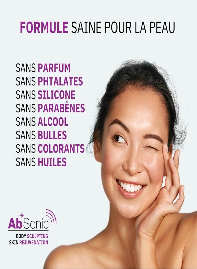 Absonic Conductive Gel for Microcurrent Facial Devices - Hydrating Gel for Face, Radiofrequency & Red Light Therapy - Nuface Primer Alternative - Smooth, Non-Sticky Formula - 8.5 oz - 1-Pack - Image 5