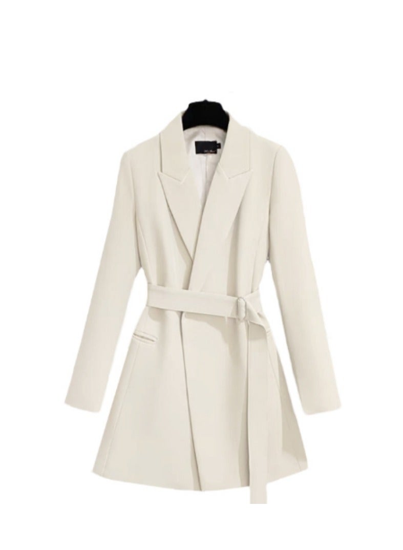 KUYING New High-End Stylish Slim Fitting Waistband Coat