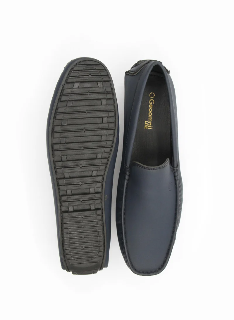 Geoomnii navy Casual Slip-On Shoes for Men – Comfortable & Stylish Everyday Footwear for Men | Best Price UAE
