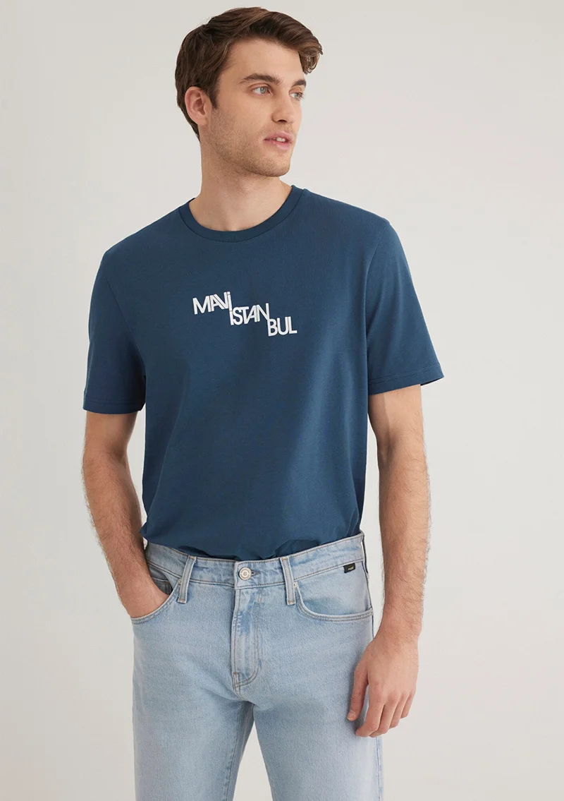 MAVI Istanbul Printed Navy T-Shirt
