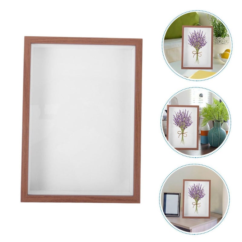 Dried Flower Frame Wooden Display Case Rustic Home Decor - Image 5