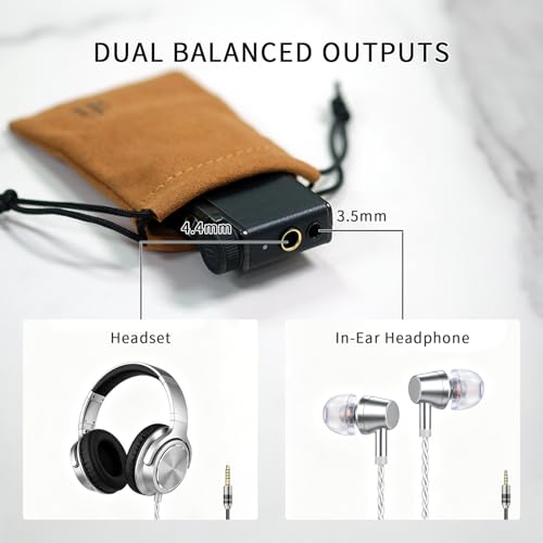 iFi GO blu Air Portable Bluetooth 52 DACHeadphone Amplifier with aptX Adaptive LDAC and 44mm 35mm Headphone Outputs HiRes Audio - Image 3
