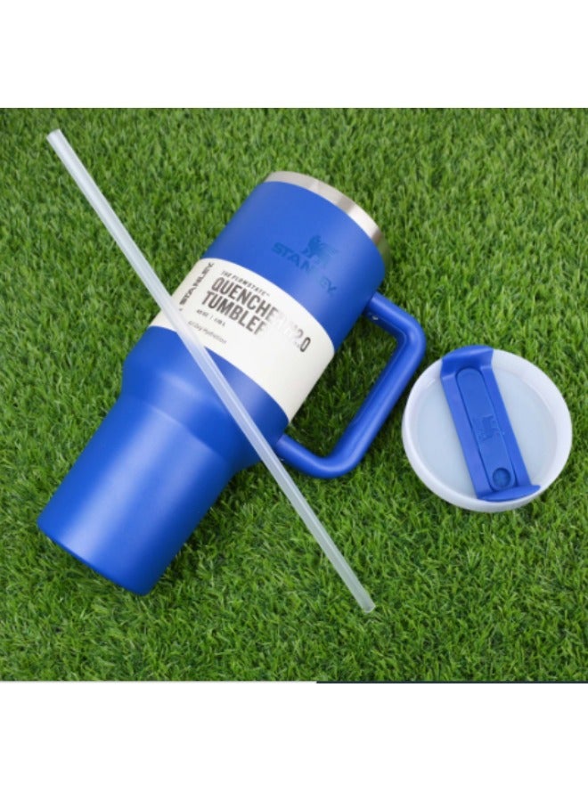 Stanley 40 Oz Stanley Quencher H2.0 FlowState Stainless Steel Vacuum Insulated Tumbler with Lid and Straw for Water, Iced Tea or Coffee, Smoothie and More. - Image 3