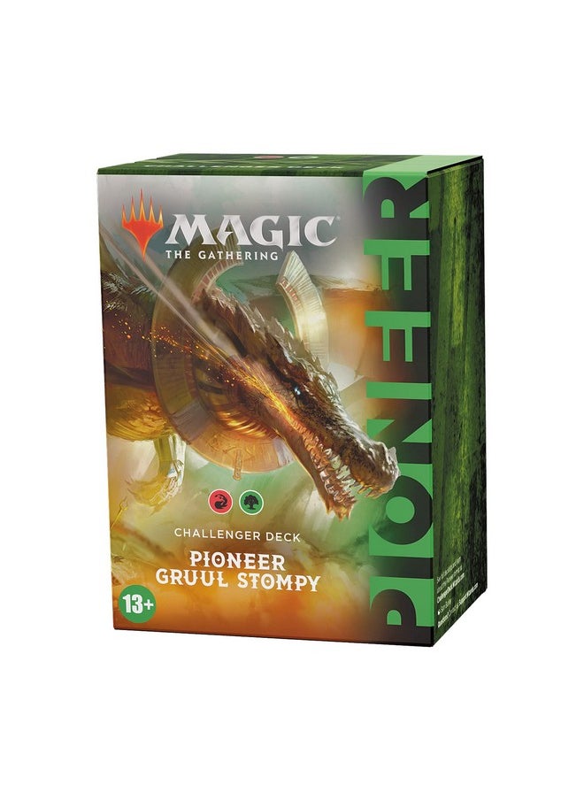 Magic the Gathering Magic: The Gathering Pioneer Challenger Deck 2022 - Gruul Stompy (Red-Green)  - Image 1