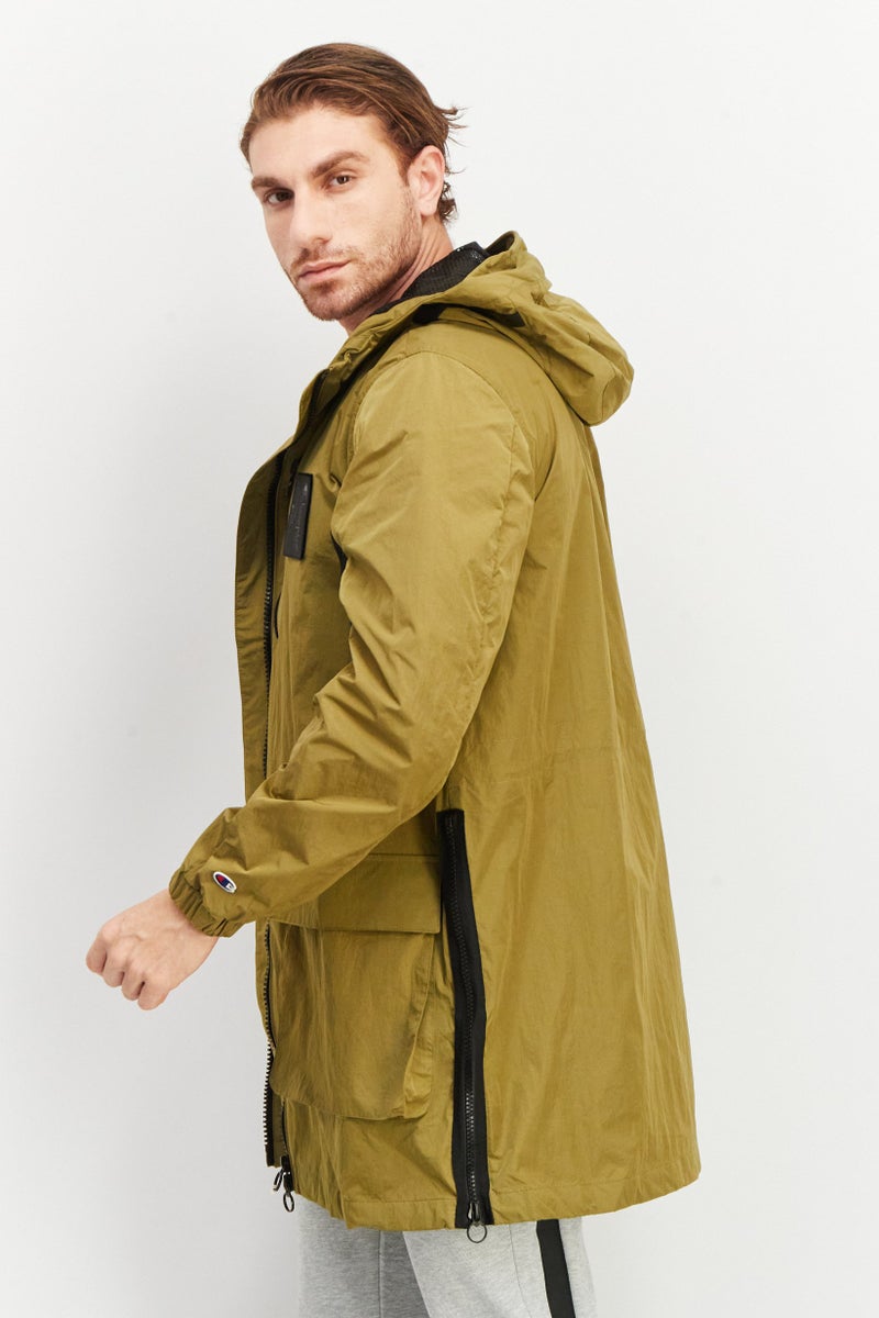 Champion Men Sportswear Fit Outdoor Parka Jacket, Olive - Image 2