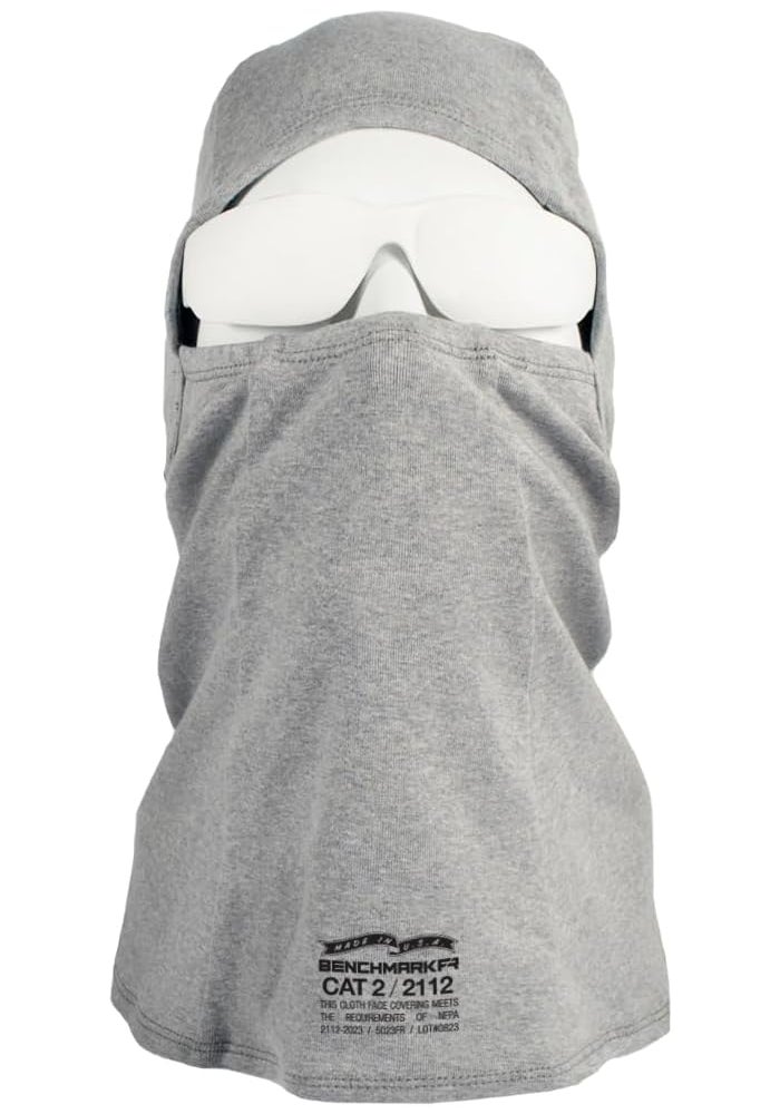 BENCHMARK FR Flame Resistant Lightweight Balaclava - Gray - Image 2