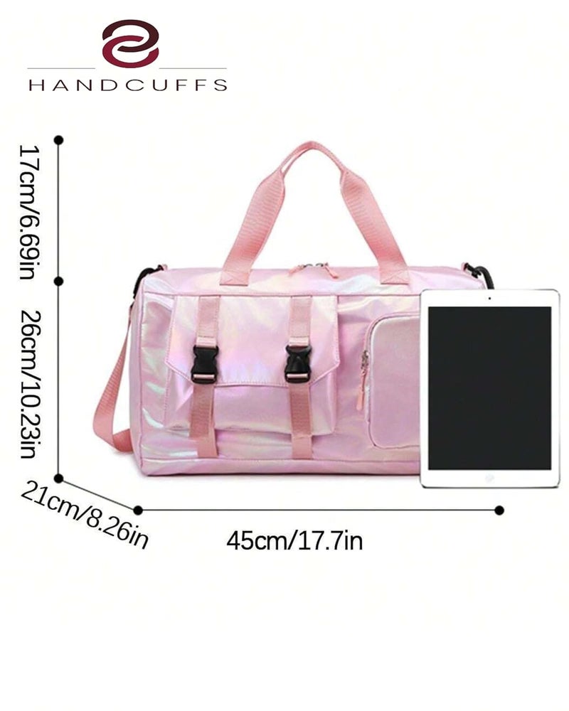 Handcuffs Duffel with Shoulder Strap for Men's & Women's| Multi Function Bag Duffle for Travel, Sports, Fitness & Workout (Multicolour) - Image 2
