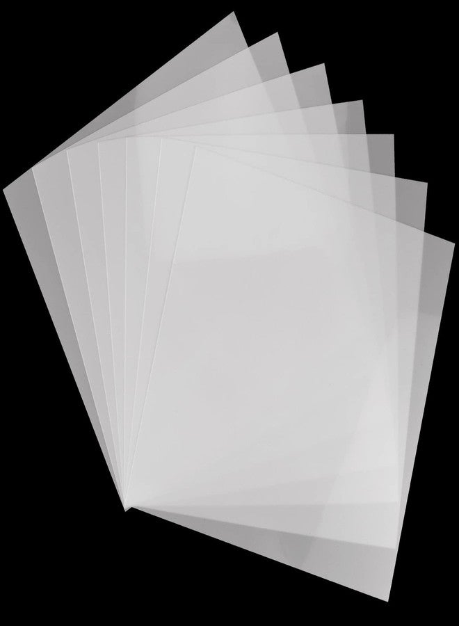 FSWCCK 25 Pcs 10mil 12 x 12 Inch Milky Translucent PET Blank Stencil Sheets, Mylar Sheets for Stencils, Template Plastic for Quilting Mylar Stencils, Laser Cutting, Gyro-Cut Tool Template Material - Image 1