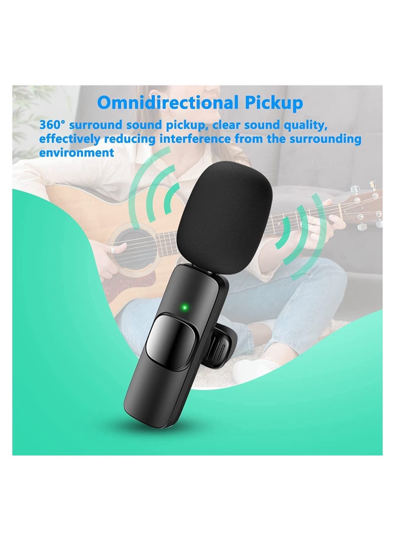 Generic Wireless Microphone Lavalier for Android Smartphone - USB-C Wireless Lapel Microphone Plug-Play Mini MIC for TikTok YouTube Vlog.  - Image 4