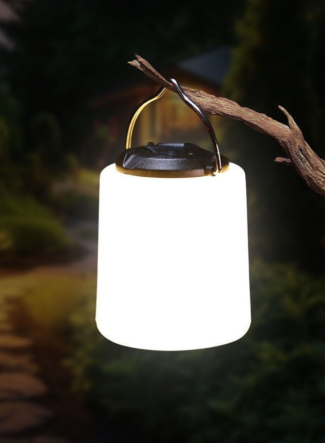 يو إس بي (USB) ضوء التخييم القابل لإعادة الشحن، ضوء المخيم المتعدد الاستخدامات المضاد للماء، التعتيم بلا درجات، 3 أوضاع الإضاءة، ضوء التخييم المعلق للخيام - Image 2