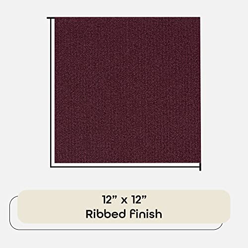 Achim Home Furnishings Nexus Burgundy 12x12 Self Adhesive Carpet Floor Tile - 12 Tiles/12 sq Ft.,NXCRPTBU12 - Image 3