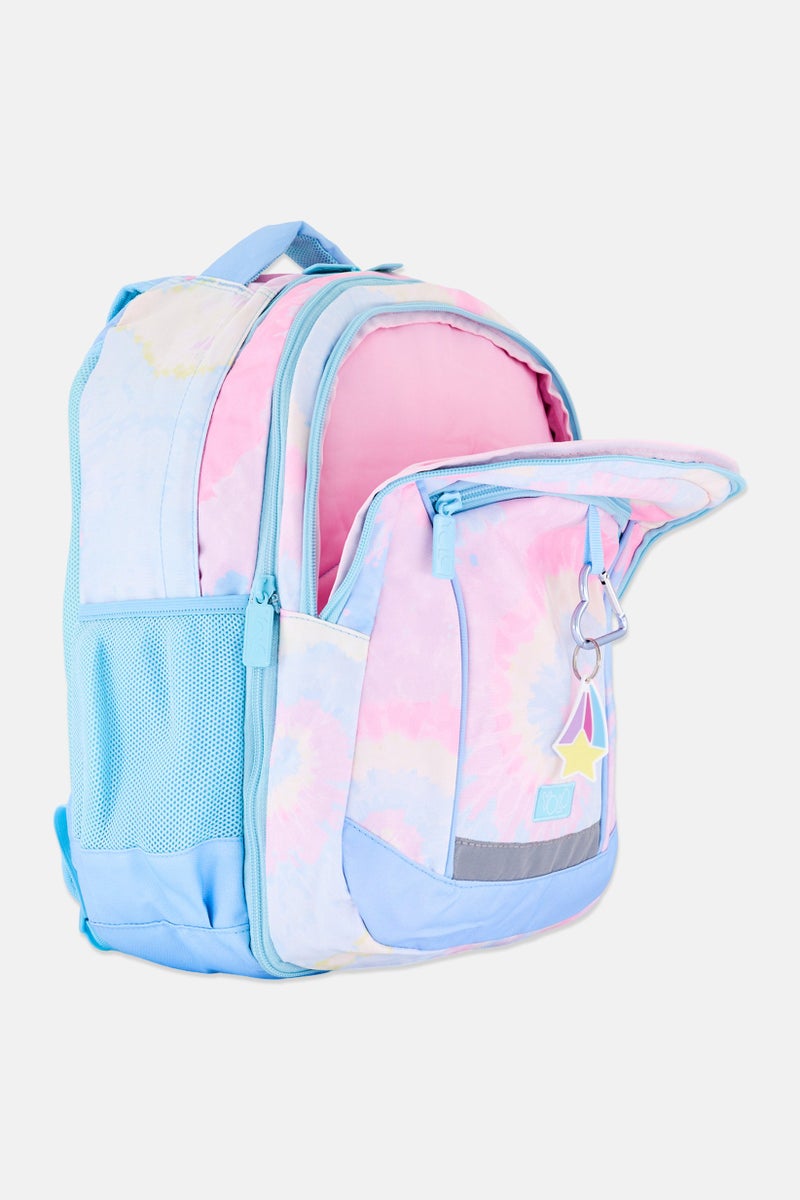 YOLO Kids Girl Tie Dye Backpack, Multicolor - Image 3