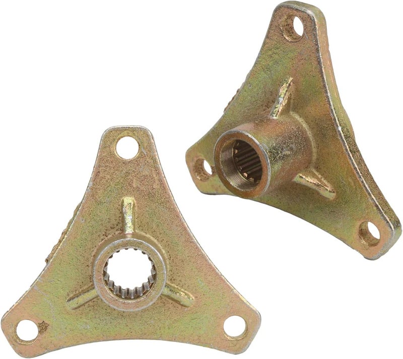 17T Spline Rear Axle Hub for ATV Quad Bike Go KartSteel Alloy 3 Stud Wheel Set (2 Pcs) - Image 1