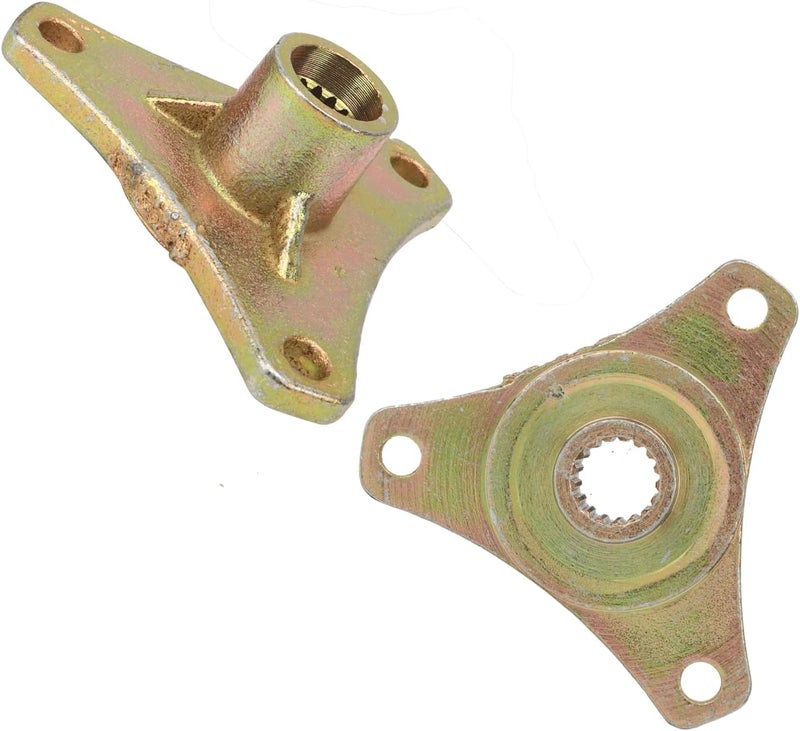 17T Spline Rear Axle Hub for ATV Quad Bike Go KartSteel Alloy 3 Stud Wheel Set (2 Pcs) - Image 2