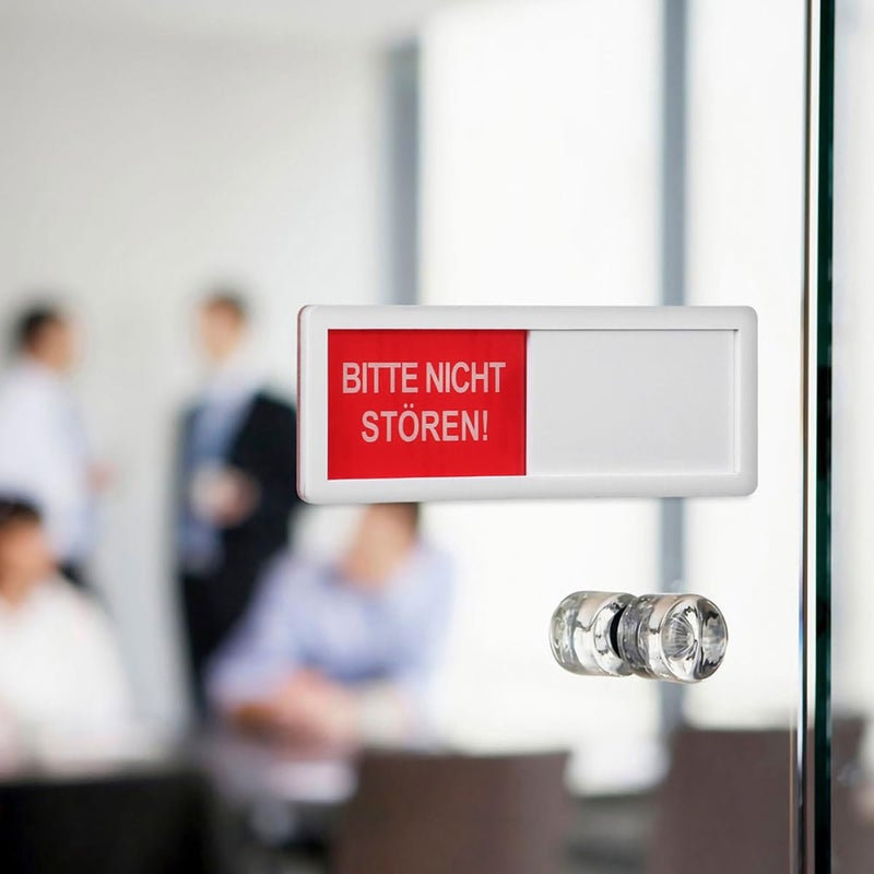 Adjustable Slide Door Sign For Privacy Meeting Room Office With Indicator - Image 5