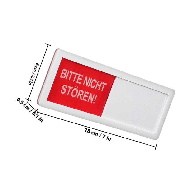 Adjustable Slide Door Sign For Privacy Meeting Room Office With Indicator - Image 3