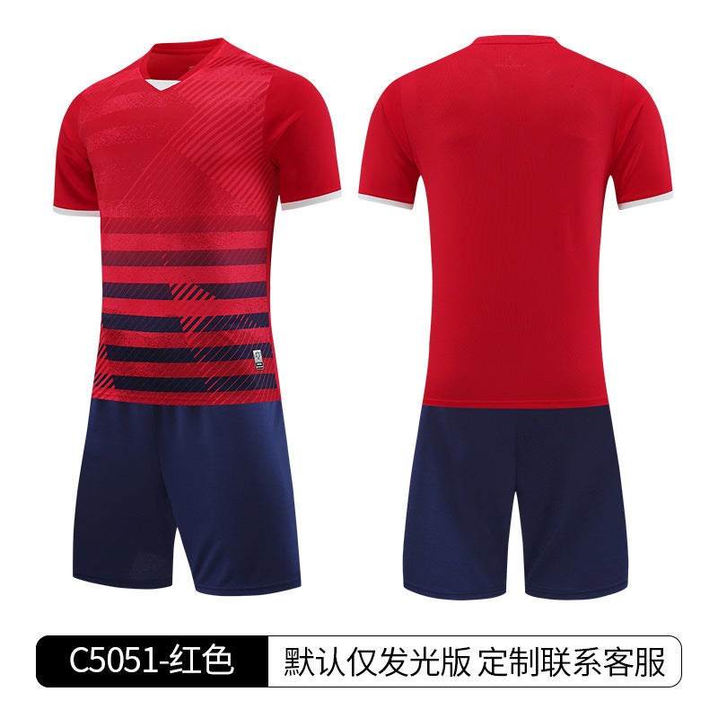 Children'S Football Game Campus Sports Team Uniform Suit Toddler Football Shirt Jersey Quick-Drying Training Suit - Image 1