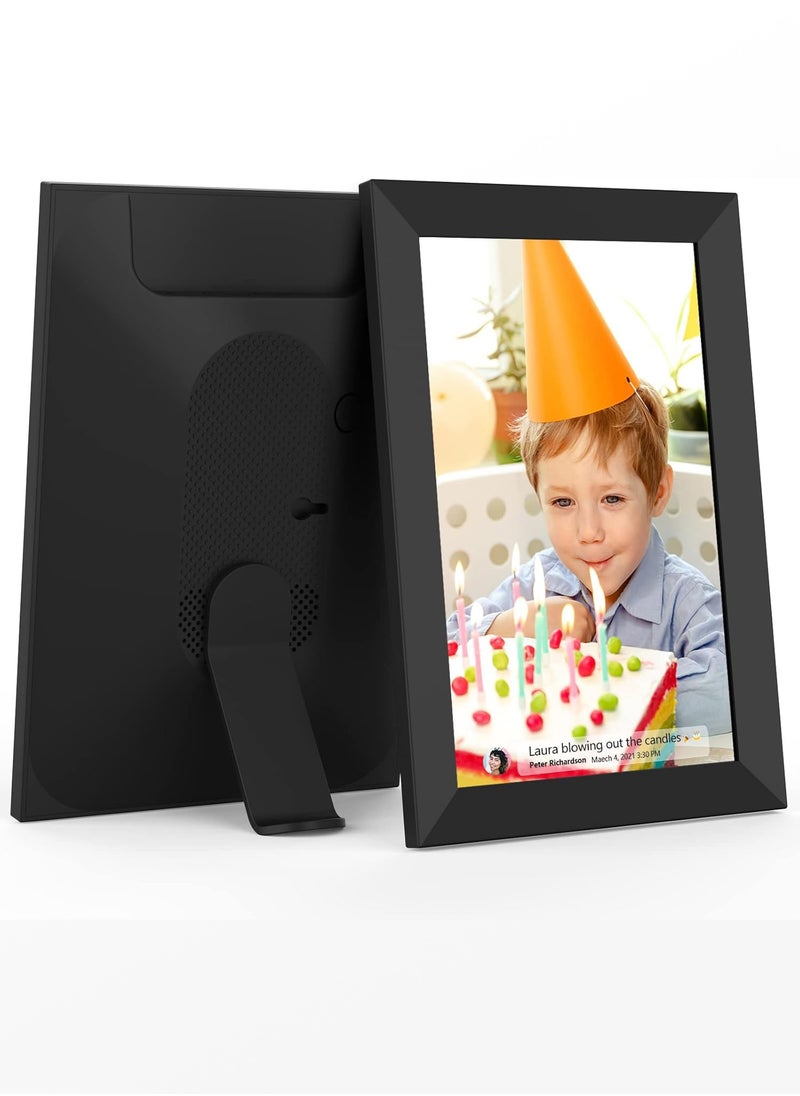 LENND - 32GB  25.6cm Smart WiFi Digital Photo Frame 1280x800 IPS LCD Touch Screen, Auto-Rotate Portrait and Landscape, Built in 32GB Memory, Share Moments Instantly via Frameo App from Anywhere - Image 1