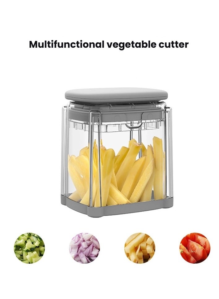 general Household multi-functional press vegetable cutter special French fries potato cutter radish cucumber onion dicer - Image 2