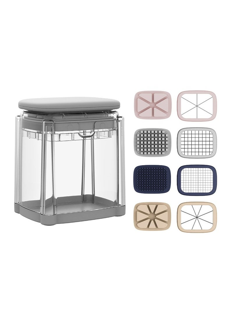 general Household multi-functional press vegetable cutter special French fries potato cutter radish cucumber onion dicer - Image 1
