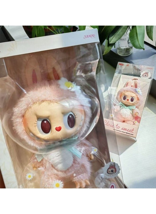 Generic - Labubu THE MOKOKO Exciting Macaron Vinyl Face Series Figures Toy Adorable Lovely Personalized Doll Pink - Image 1