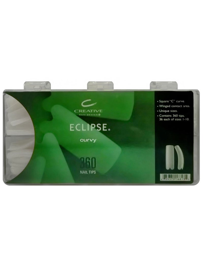 CND Professional Eclipse Nail Tips Natural Color 360 pcs - Image 1