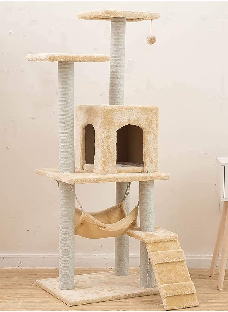 Cat Tree,Multi-Level Kitten Play House with Scratching Posts - pzsku/ZE97B4E552D1075B2A0CCZ/45/_/1680230103/51a49fb8-993b-4cf6-83be-366d8033f2e8