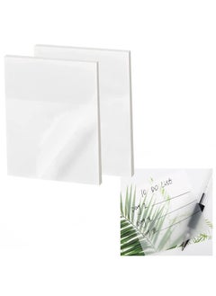 SYOSI Transparent Post-it Notes, 2 Books 100 Pieces Self-Adhesive Waterproof Reusable Memo Notes for Students Exam, Reading, Study Home Office School  - Image 1