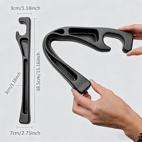 Dyale Car Seat Gap Filler 2 Pack, No Drop Seat Guard for Cars SUVs Trucks, Car Accessories Interior for Between Seat and Console, Prevent Stop Cellphone Wallet Keys Coins and Card from Dropping-Black - Image 2