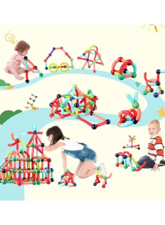 Magnetic Stick Magnetic Building Blocks for Kids: STEM Educational Learning Toys - Montessori Fun Indoor Preschool Activity Gifts for kids 3+ years - Image 5