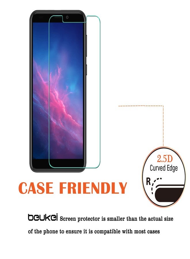 beukei (3 Pack) Compatible for Cloud Mobile Stratus C7 Screen Protector Tempered Glass,Touch Sensitive,Case Friendly, 9H Hardness - Image 4