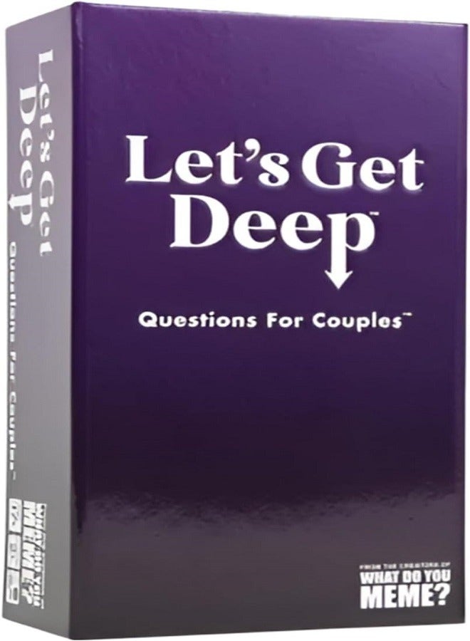 WHAT DO YOU MEME? Let's Get Deep (Question For Couple) - Card Game - Image 1