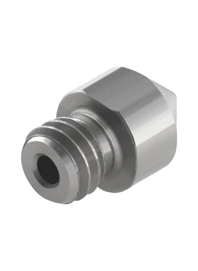 NIBEMINENT 3-Piece Titanium Alloy 3D Printer Nozzle Silver  - Image 2