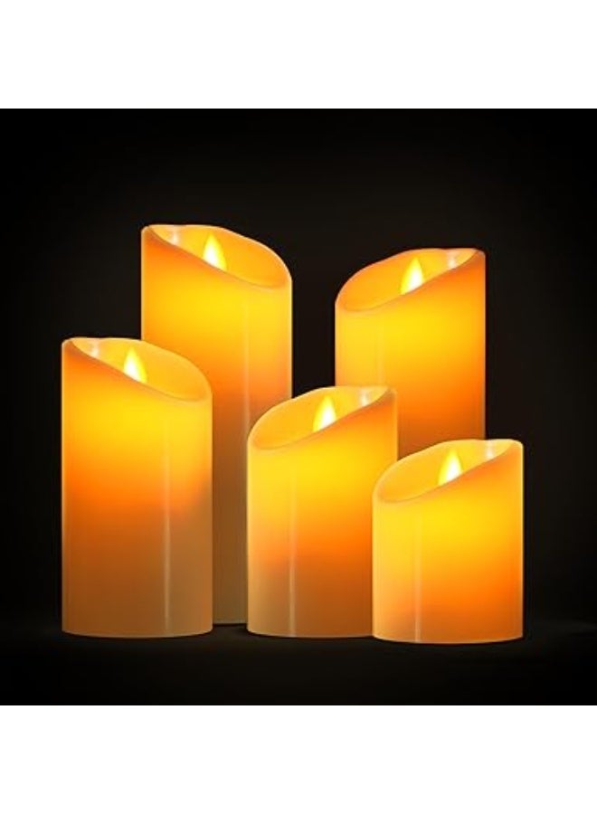 Baytion LED Flameless Candles-Baytion Battery Operated Flickering Candle Lights with Realistic Flame, Electric Decorative Candles, Used for Home Decor, Ramadan, Table Centerpieces, Weddings - Image 1