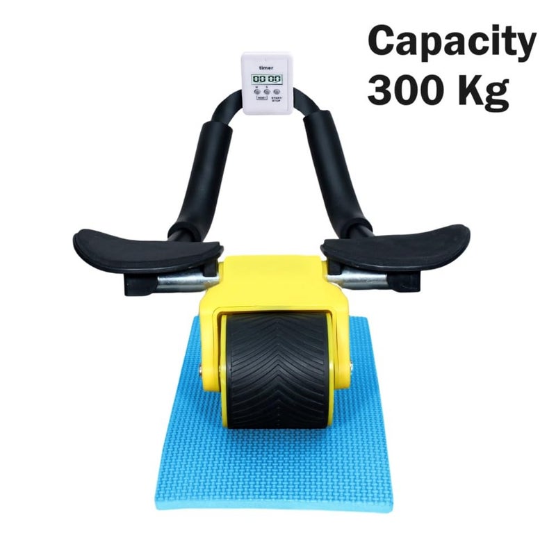 PRO365 Rebound Ab Roller | Mobile Holder | Timer | Men Abdominal Exercise Equipment | Home Gym Equipment | Abdominal Core Strength Training - Image 2