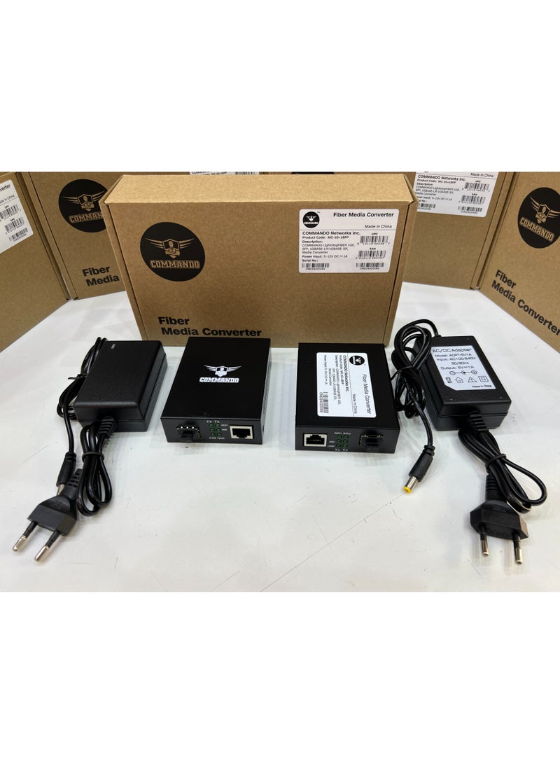 COMMANDO 1GE, SFP, 1GBASE-LR/1GBASE-SR, Media Converter (Order in pairs only - 2/4/6...) - MC-1G+1SFP - Image 4
