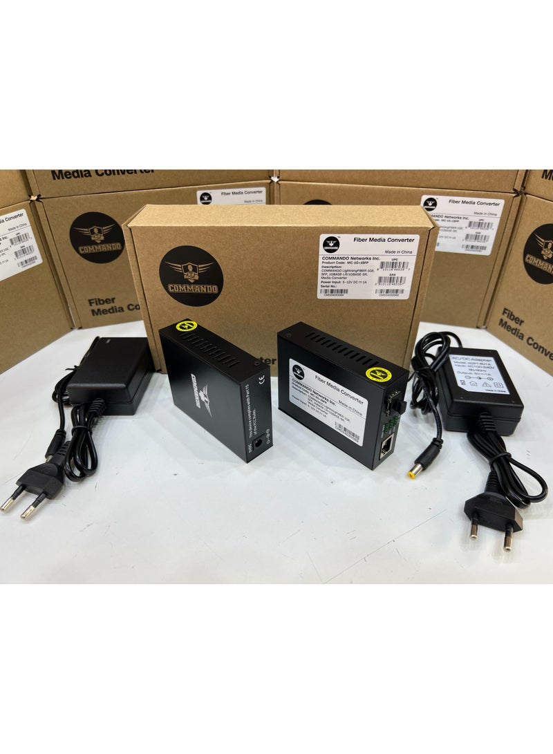 COMMANDO 1GE, SFP, 1GBASE-LR/1GBASE-SR, Media Converter (Order in pairs only - 2/4/6...) - MC-1G+1SFP - Image 5