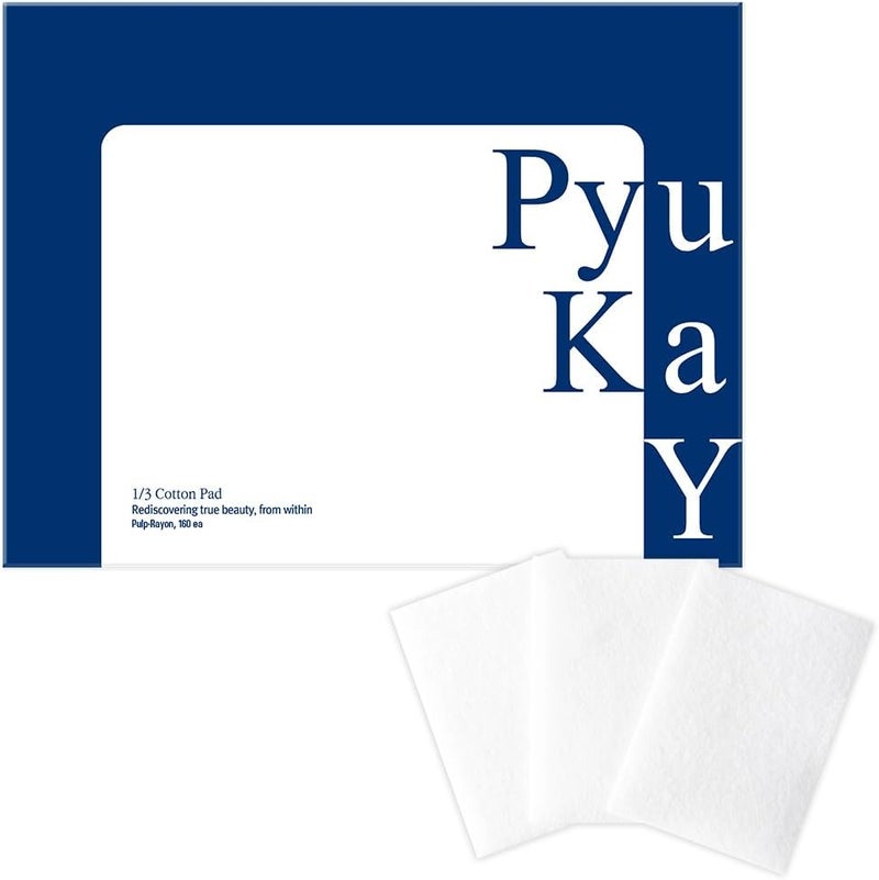Pyunkang Yul, 1/3 Cotton Pad, 160 Pieces - Image 1