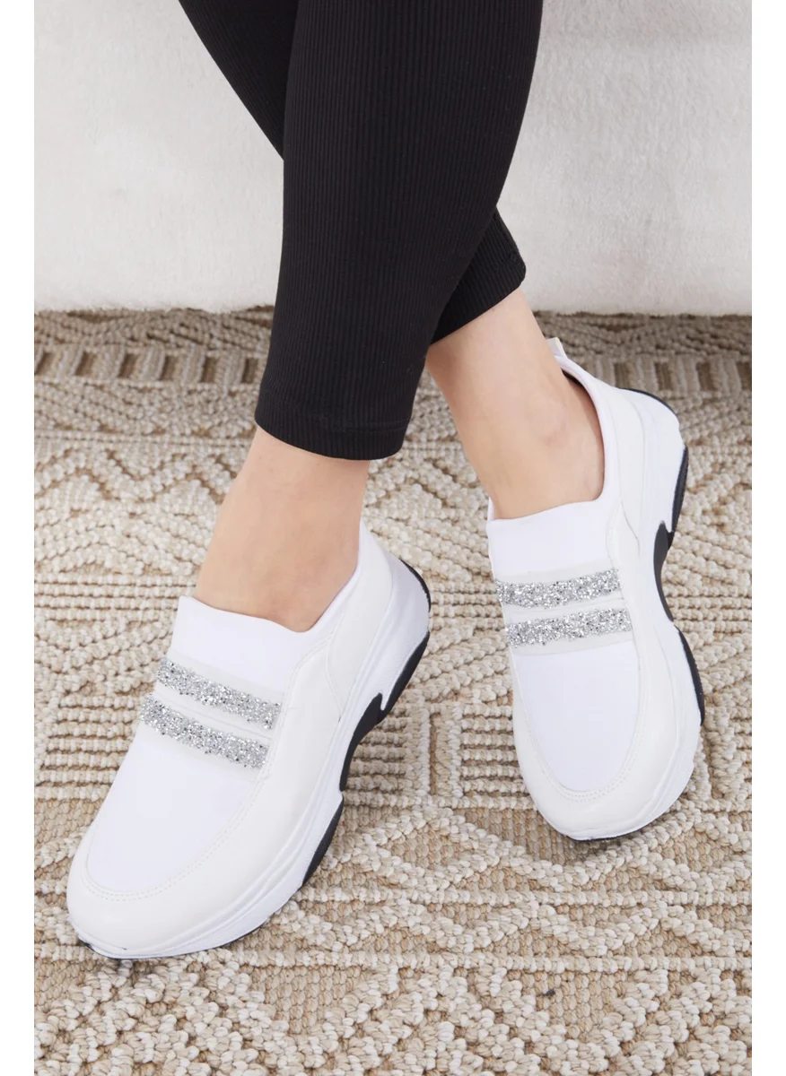 Tofisa Women's White Sneakers - 24724
