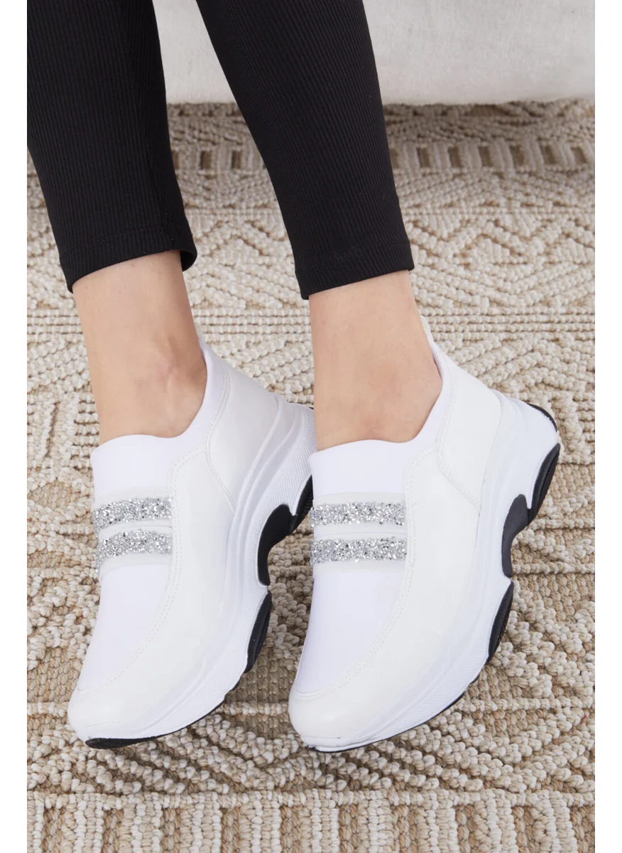Tofisa Women's White Sneakers - 24724