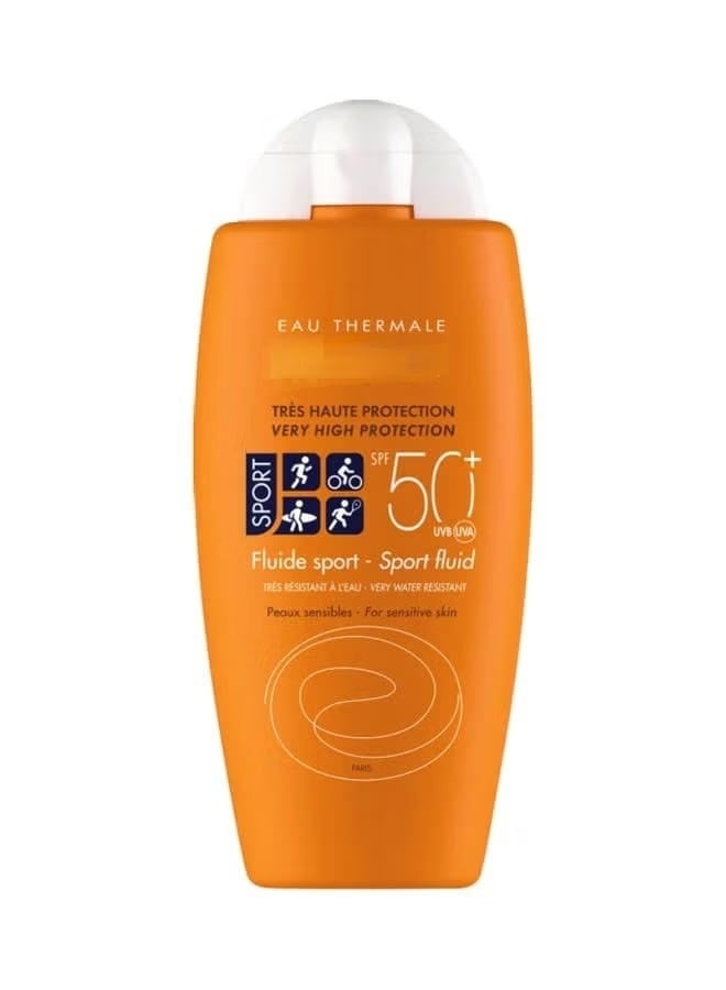 A lightweight sport fluid with very high SPF50+ protection against UVA & UVB rays. Very water-resistant, ideal for outdoor sports and sensitive skin.
