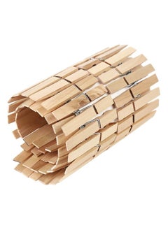 co arma Wooden clothes peg, resistant to moisture and rust, 100 pieces  - Image 2