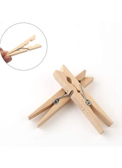 co arma Wooden clothes peg, resistant to moisture and rust, 100 pieces  - Image 5